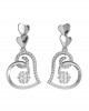 Valentine Diamond Heart Danglers Valentine Diamond Heart Danglers