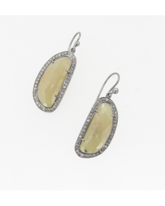 Victorian Earring with Multi Sapphire Victorian Earring with Multi Sapphire