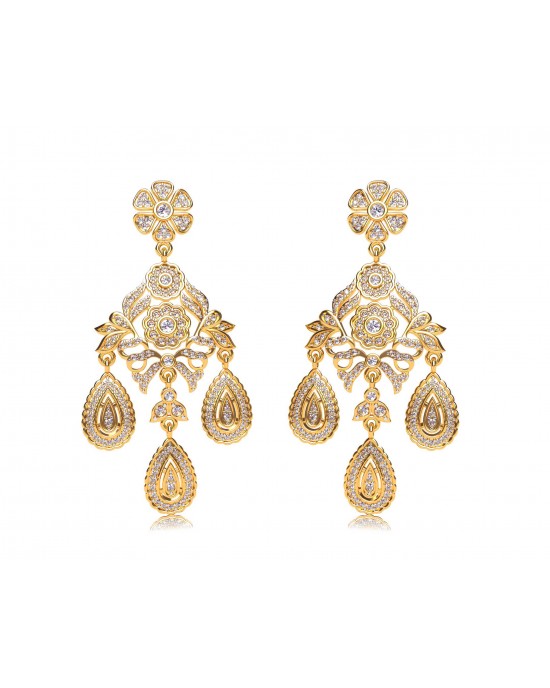Victorian Style diamond danglers Victorian Style diamond danglers
