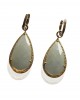 White Sapphire & Diamond Earrings White Sapphire & Diamond Earrings