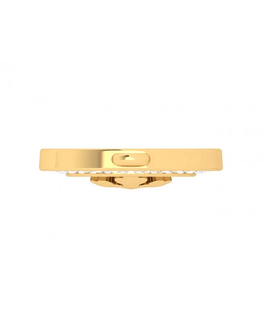 Cross 12mm charm in hallmarked Gold with round brilliant diamonds Cross 12mm charm in hallmarked Gold with round brilliant diamonds