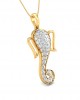 Ganesh Divine depiction pendant in gold Ganesh Divine depiction pendant in gold