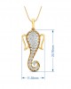 Ganesh Divine depiction pendant in gold Ganesh Divine depiction pendant in gold