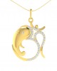 Om Ganesh in Gold & diamonds Pendant Om Ganesh in Gold & diamonds Pendant