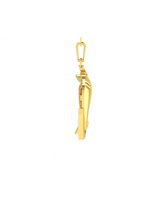 Om Ganesh in Gold & diamonds Pendant Om Ganesh in Gold & diamonds Pendant