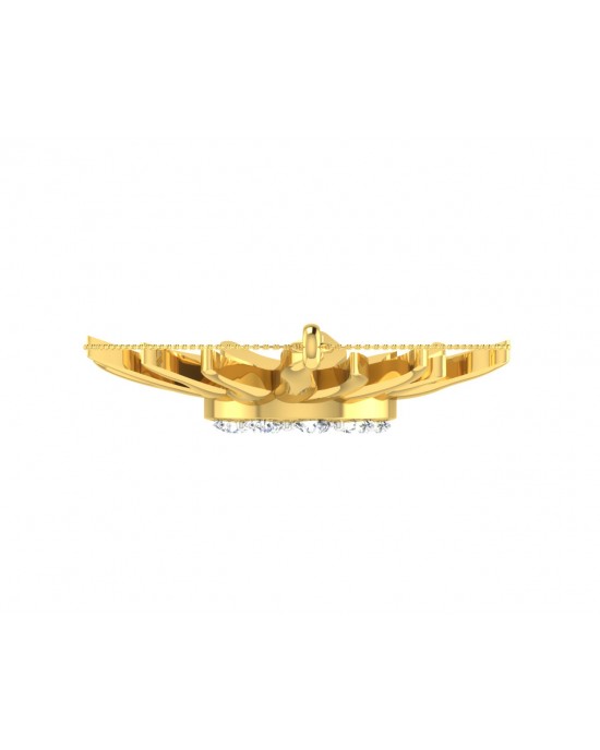 Auspicious sun pendant in gold & diamonds Auspicious sun pendant in gold & diamonds