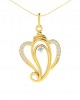 Delicate Ganesh Pendant in gold with diamonds Delicate Ganesh Pendant in gold with diamonds