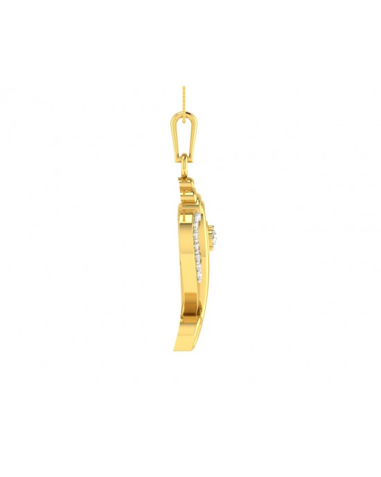 Delicate Ganesh Pendant in gold with diamonds Delicate Ganesh Pendant in gold with diamonds