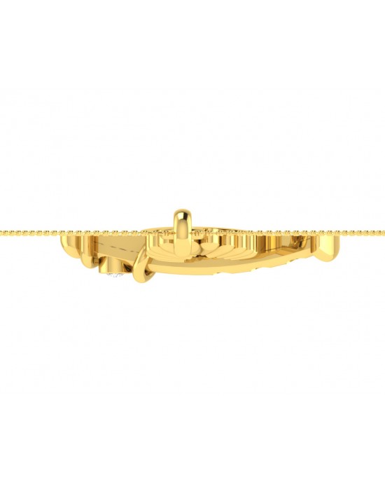 Sri Krishna Ethereal Gold pendant with diamonds Sri Krishna Ethereal Gold pendant with diamonds