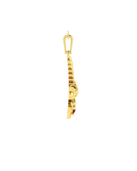 Sri Krishna Ethereal Gold pendant with diamonds Sri Krishna Ethereal Gold pendant with diamonds