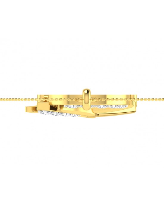 Shiv Trishul & Lingam Pendant with Diamond Shiv Trishul & Lingam Pendant with Diamond