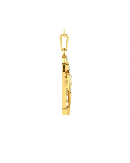 Shiv Trishul & Lingam Pendant with Diamond Shiv Trishul & Lingam Pendant with Diamond