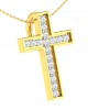 Diamond Cross pendant in gold Diamond Cross pendant in gold