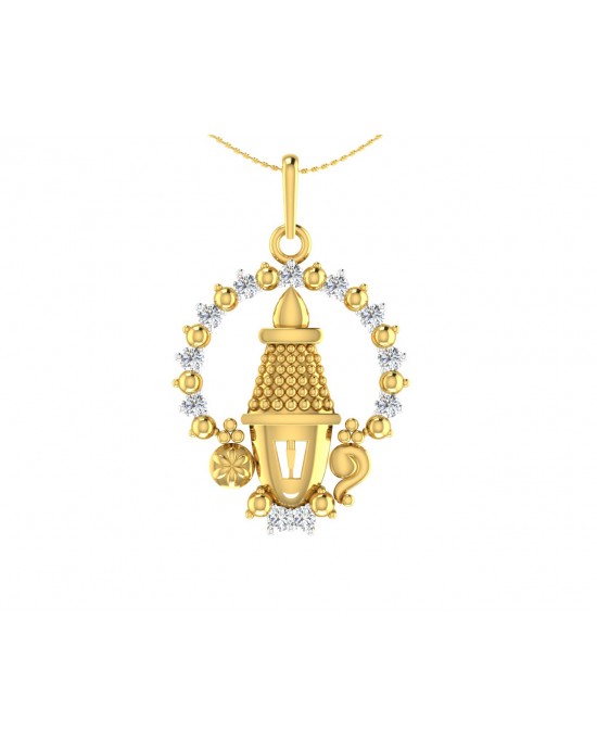 Tirupati Balaji Gold & Diamond pendant Tirupati Balaji Gold & Diamond pendant