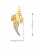Artistic Ganpati Pendant in Gold with Diamonds Artistic Ganpati Pendant in Gold with Diamonds
