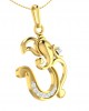 Creative Aum Ganesh Pendant in Gold and diamonds Creative Aum Ganesh Pendant in Gold and diamonds