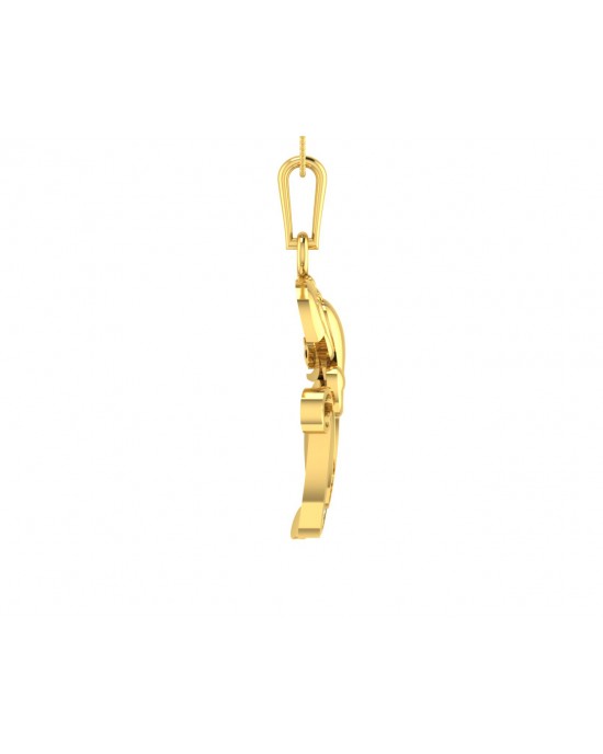 Creative Aum Ganesh Pendant in Gold and diamonds Creative Aum Ganesh Pendant in Gold and diamonds