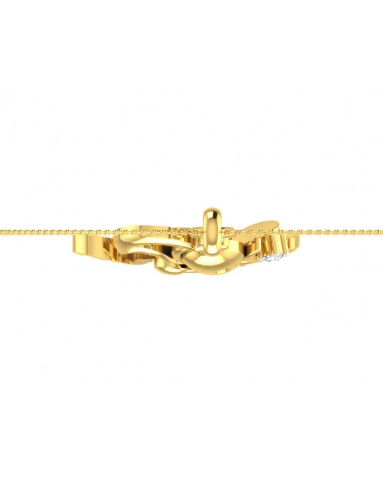 Creative Aum Ganesh Pendant in Gold and diamonds Creative Aum Ganesh Pendant in Gold and diamonds