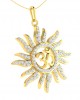 Diamond Aum Pendant in Gold Diamond Aum Pendant in Gold