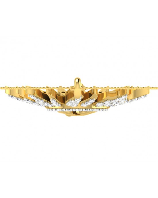 Diamond Aum Pendant in Gold Diamond Aum Pendant in Gold