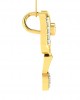 Auspicious Shiv Trident Pendant in Gold Auspicious Shiv Trident Pendant in Gold