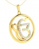 Auspicious Ik Onkaar Gold Pendant with Diamonds Auspicious Ik Onkaar Gold Pendant with Diamonds