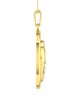 Auspicious Ik Onkaar Gold Pendant with Diamonds Auspicious Ik Onkaar Gold Pendant with Diamonds