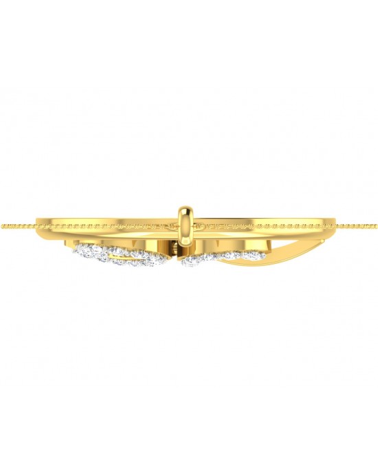 Auspicious Shri Pendant in Gold with diamonds Auspicious Shri Pendant in Gold with diamonds