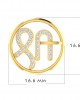 Auspicious Shri Pendant in Gold with diamonds Auspicious Shri Pendant in Gold with diamonds