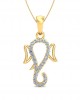 Auspicious Ganpati Gift Pendant in Gold with diamonds Auspicious Ganpati Gift Pendant in Gold with diamonds