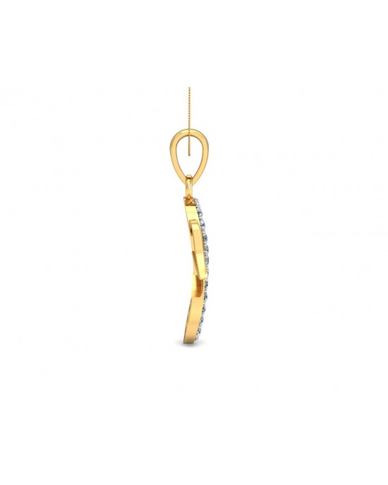 Auspicious Ganpati Gift Pendant in Gold with diamonds Auspicious Ganpati Gift Pendant in Gold with diamonds