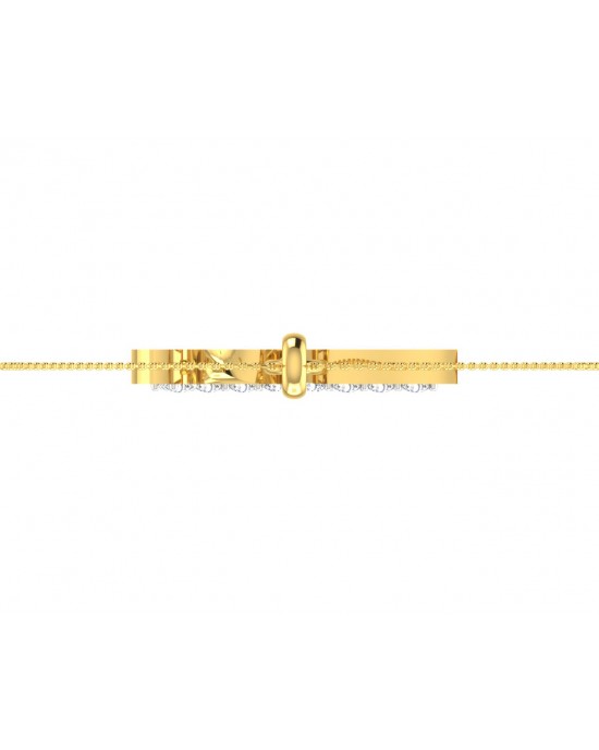 Gold Swastika Pendant with diamonds Gold Swastika Pendant with diamonds