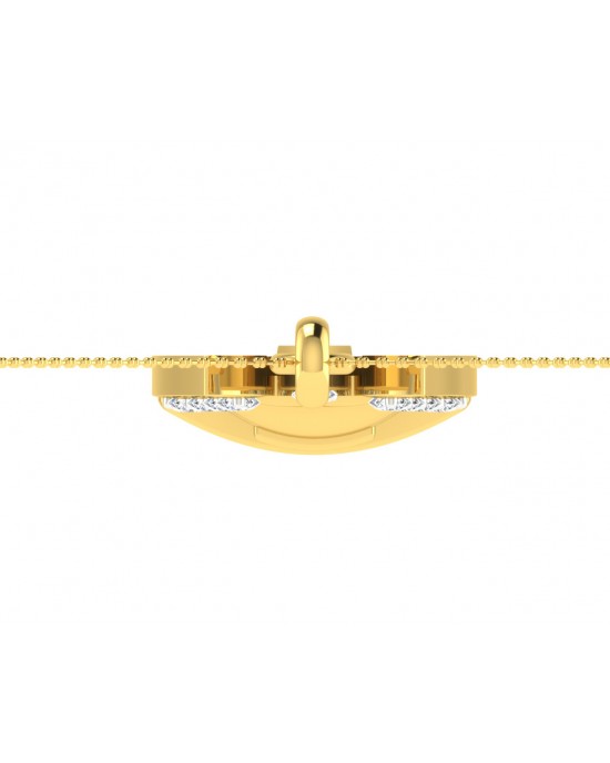 Shiv Trishul & Shivling pendant in Gold with diamonds Shiv Trishul & Shivling pendant in Gold with diamonds