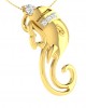 Divine Ganpati Pendant in gold with diamonds Divine Ganpati Pendant in gold with diamonds