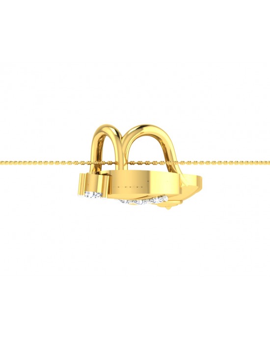 Divine Ganpati Pendant in gold with diamonds Divine Ganpati Pendant in gold with diamonds