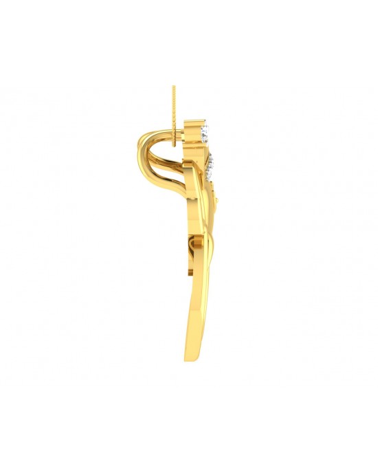 Divine Ganpati Pendant in gold with diamonds Divine Ganpati Pendant in gold with diamonds
