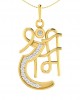 Propitious Shri Ram pendant in gold with diamonds Propitious Shri Ram pendant in gold with diamonds