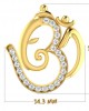 Propitious Om Ganpati Pendant in gold with diamonds Propitious Om Ganpati Pendant in gold with diamonds