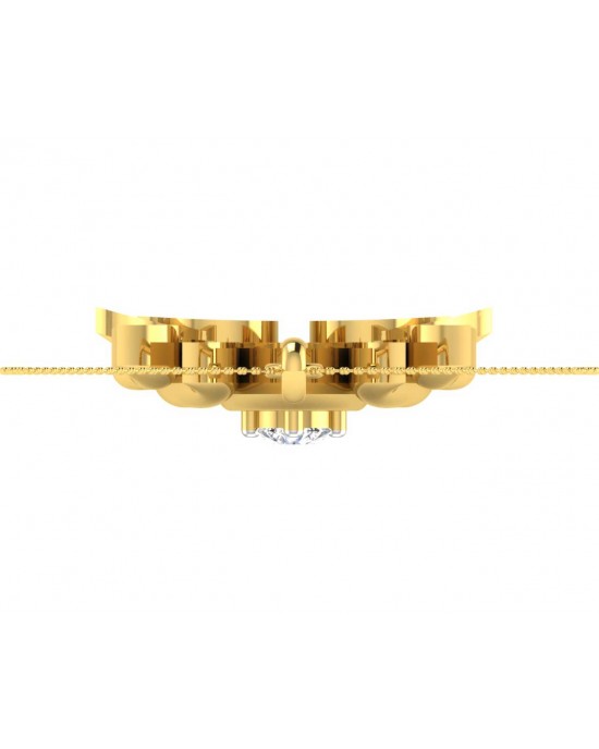 Auspicious Lotus Pendant in Gold Auspicious Lotus Pendant in Gold