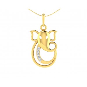 Ganesh Gold Pendant 