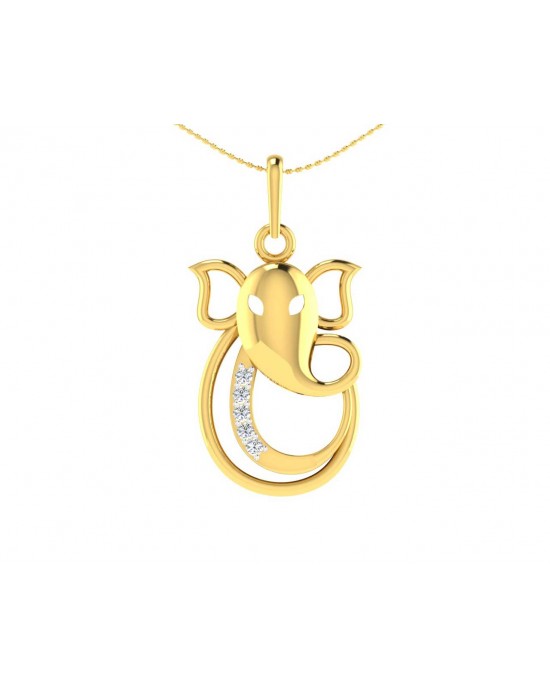 Ganesh Gold Pendant Ganesh Gold Pendant