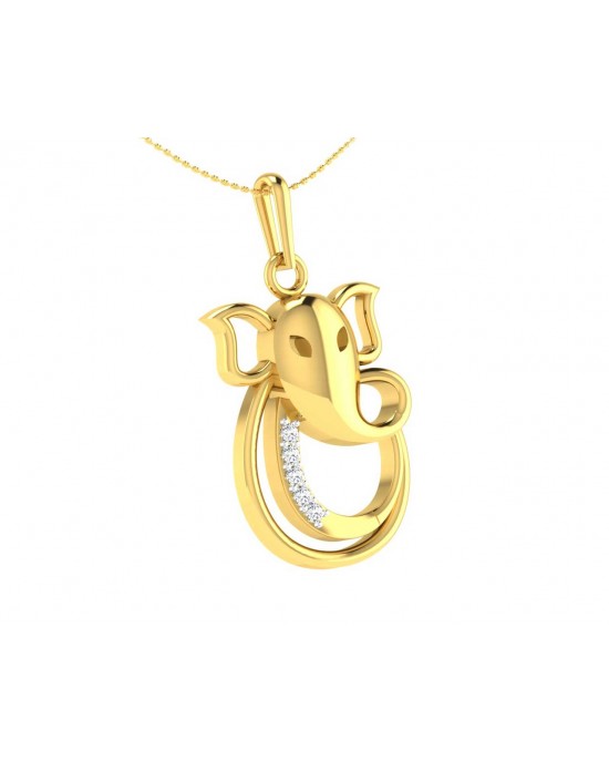Ganesh Gold Pendant Ganesh Gold Pendant