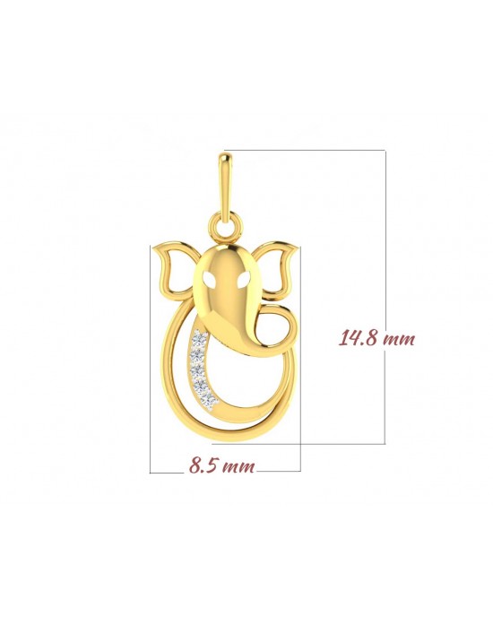 Ganesh Gold Pendant Ganesh Gold Pendant