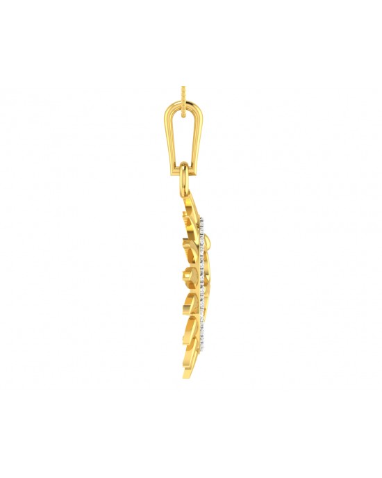 Om diamond pendant in Gold Om diamond pendant in Gold