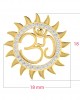 Om diamond pendant in Gold Om diamond pendant in Gold