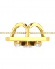 Shiv Trishul & Damroo Pendant in gold with diamonds Shiv Trishul & Damroo Pendant in gold with diamonds