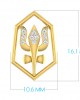 Shiv Trishul & Damroo Pendant in gold with diamonds Shiv Trishul & Damroo Pendant in gold with diamonds