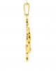 Auspicious Om with Trident pendant in Gold Auspicious Om with Trident pendant in Gold