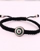 Evil Eye Bracelet in Silver with Diamonds Evil Eye Bracelet in Silver with Diamonds