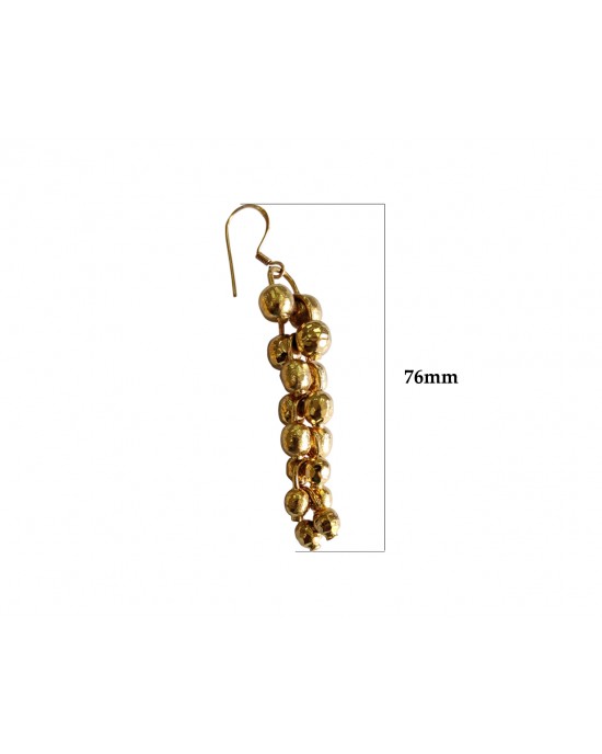 Gold Plated Silver dangle earrings Gold Plated Silver dangle earrings